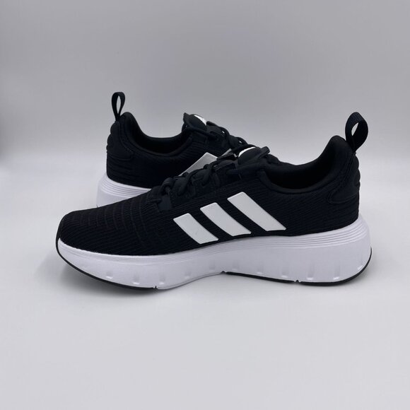 adidas Swift Run 23 Black / White Womens Shoes - Picture 2 of 8